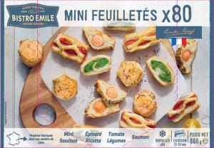 Cocktail & Party bites x 80 pieces BISTRO EMILE